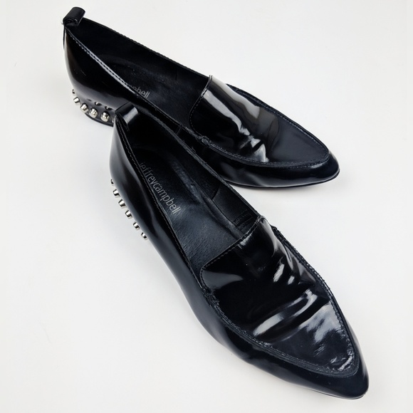 jeffrey campbell barnett studded loafers